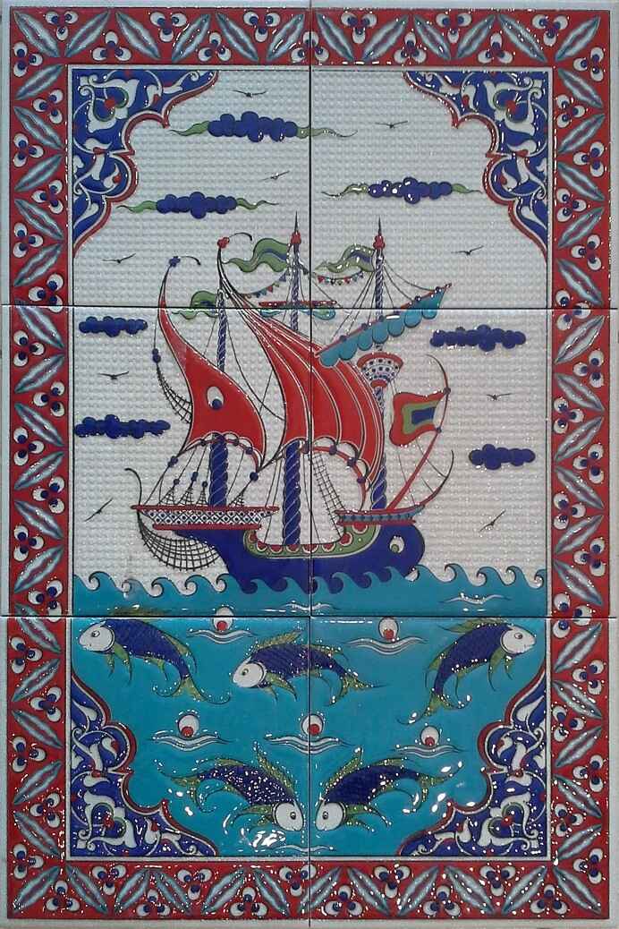 40x60 cm Çini Pano - KA05